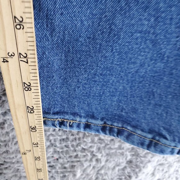 Lee Jeans Mens 38x32 Blue Slim Fit Stretch Denim Classic Straight Leg - Picture 7 of 13